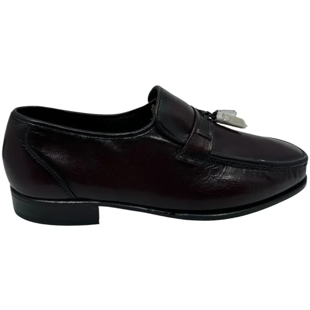 Florsheim Mens Shoes 11 3E Brown Leather Tassel Loafers Slip On Moc Toe 17090-18